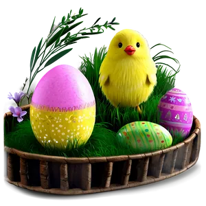 Easter Family Gathering PNG Pom PNG