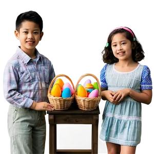 Easter Family Photo Png 05232024 PNG image