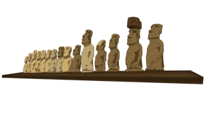 Easter Island Chocolate Moai PNG image