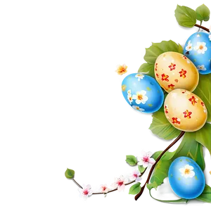 Easter Spring Blossoms Png Shx67 PNG image