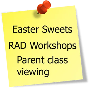 Easter Sweets R A D Workshops Note PNG image