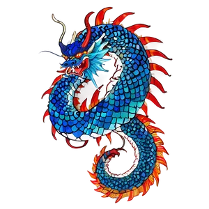 Eastern Dragon Art Png 05032024 PNG image