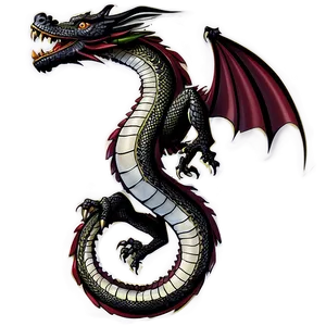 Eastern Dragon Clipart PNG 06282024