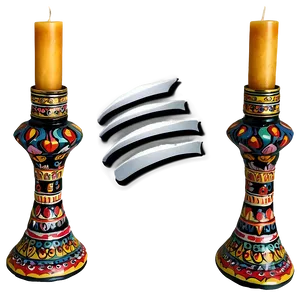 Eastern Inspired Candlestick PNG Qnc