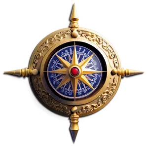 Eastern Inspired Compass PNG 92