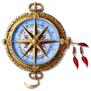 Eastern Inspired Compass PNG Tho