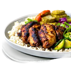 Easy Jerk Chicken Dinner Png 11 PNG image