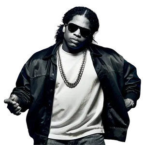 Eazy E Vintage Style Png Fmb PNG image