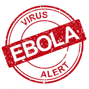 Ebola Virus Alert Stamp PNG image