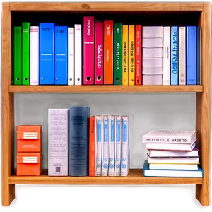 Ebook Shelf Visualization PNG 60