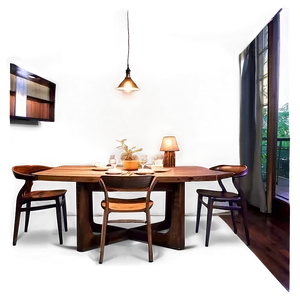 Eclectic Dining Room Decor Png Eam31 PNG image