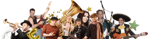 Eclectic_ Musicians_ Collage PNG