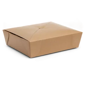 Eco Cardboard Takeaway Box PNG Sgl PNG