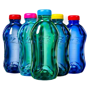 Eco-conscious Plastic Water Bottle PNG 06122024