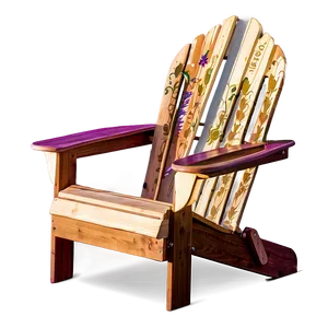 Eco-friendly Adirondack Chair PNG Sen PNG
