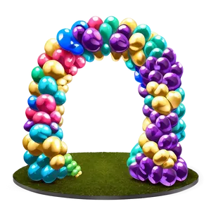 Eco-friendly Balloon Arch Ideas PNG 06212024 PNG