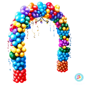 Eco-friendly Balloon Arch Ideas PNG Nwp13 PNG