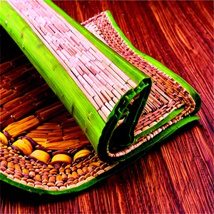 Eco-friendly Bamboo Carpet PNG 05242024