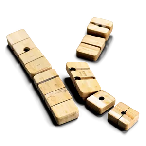 Eco-friendly Bamboo Dominoes Png 82 PNG image