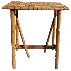 Eco-friendly Bamboo Table PNG Xja
