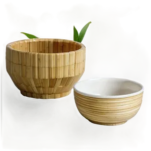 Eco-friendly Bamboo Tea Cup PNG Qvm