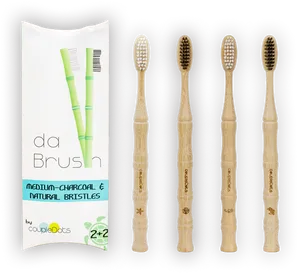 Eco Friendly Bamboo Toothbrushes PNG image