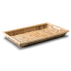 Eco-friendly Bamboo Tray PNG 06212024 PNG