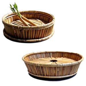 Eco-friendly Bamboo Tray PNG 06212024 PNG