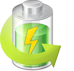 Eco Friendly Battery Concept PNG image