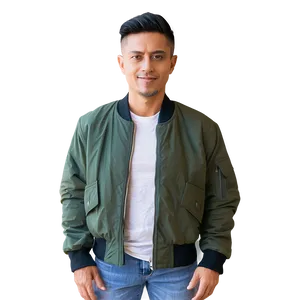 Eco-friendly Bomber Jacket Sustainable PNG Jso23 PNG