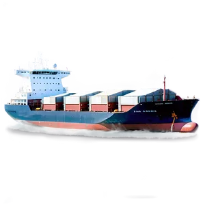 Eco-friendly Cargo Ship PNG Tgx PNG