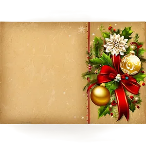 Eco-friendly Christmas Card Png 06122024 PNG image