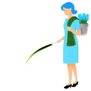 Eco-friendly Cleaning Lady PNG Tdf PNG