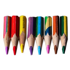 Eco-friendly Colored Pencils Png Hop PNG image