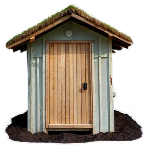 Eco-friendly Composting Outhouse PNG 19
