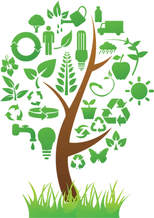 Eco Friendly Concept Tree PNG image