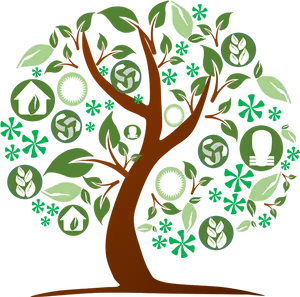 Eco Friendly Concept Tree PNG image