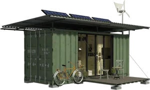 Eco Friendly Container Home PNG image