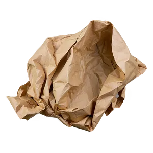 Eco-friendly Crumpled Paper PNG Cxj