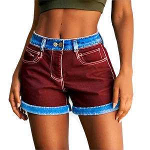 Eco-friendly Denim Jorts PNG Vpa PNG