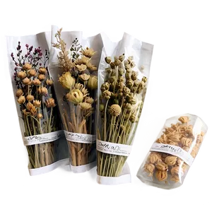 Eco-friendly Dried Flower Packaging Png Bby47 PNG image