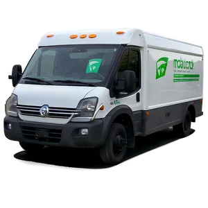 Eco-friendly Electric Mail Truck PNG Hxi