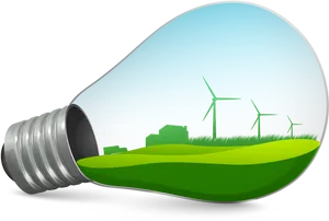 Eco Friendly Energy Concept PNG image