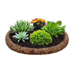 Eco-friendly Flower Bed PNG 06272024 PNG