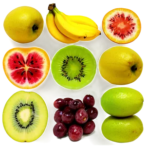 Eco-friendly Fruit Set PNG Iap