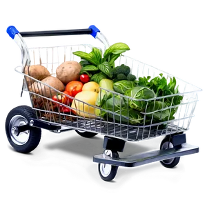 Eco-friendly Grocery Cart PNG Bnd PNG