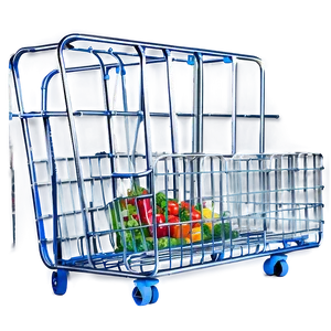 Eco-friendly Grocery Cart PNG Tid PNG