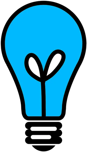 Eco Friendly Lightbulb Graphic PNG image