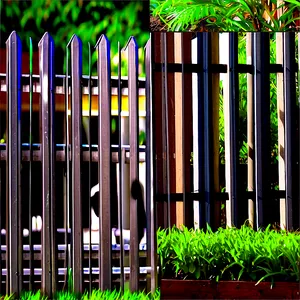 Eco-friendly Metal Fence Options Png Cru PNG image