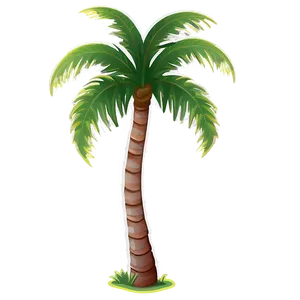 Eco-friendly Palm Tree Emoji PNG 06272024 PNG